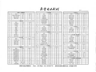 蒲舍日本料理的外卖单