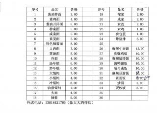 豪大大鸡排的外卖单