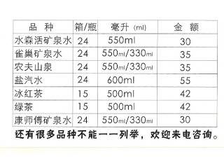 汉堡冷饮的外卖单